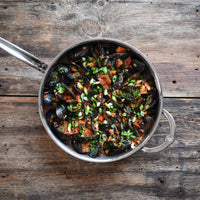 Hestan - 3.5 QT ProBond Stainless Steel Covered Saute Pan - 31568