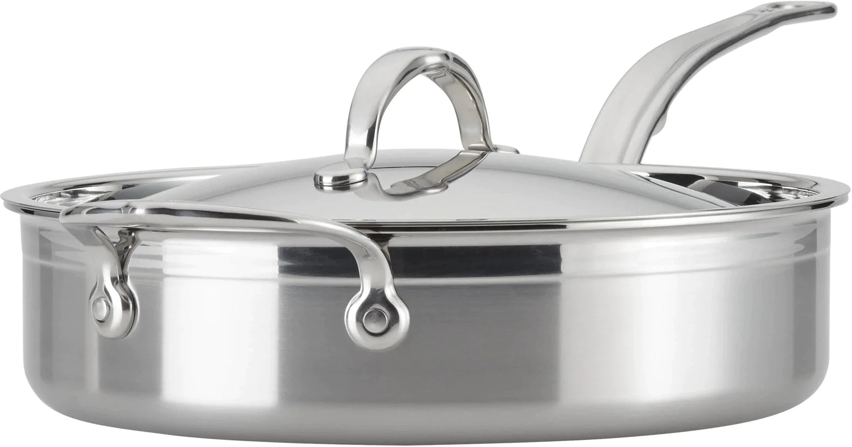 Hestan - 3.5 QT ProBond Stainless Steel Covered Saute Pan - 31568