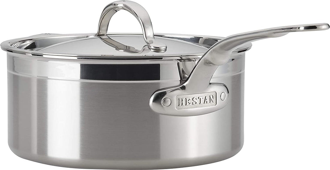 Hestan - 4 QT ProBond Stainless Steel Covered Saucepan - 31566