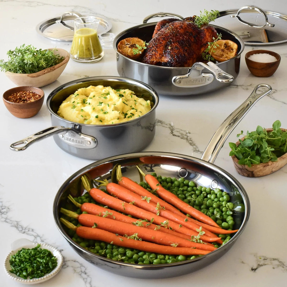Hestan - 5 PC NanoBond Cookware Set - 60038