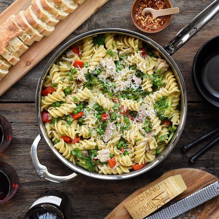 Hestan - 5 QT ProBond Stainless Steel Covered Saute Pan - 31570