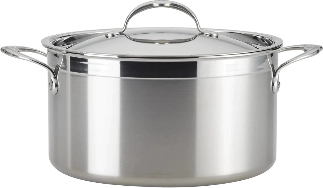 Hestan - 8 QT ProBond Stainless Steel Covered Stock Pot - 31567