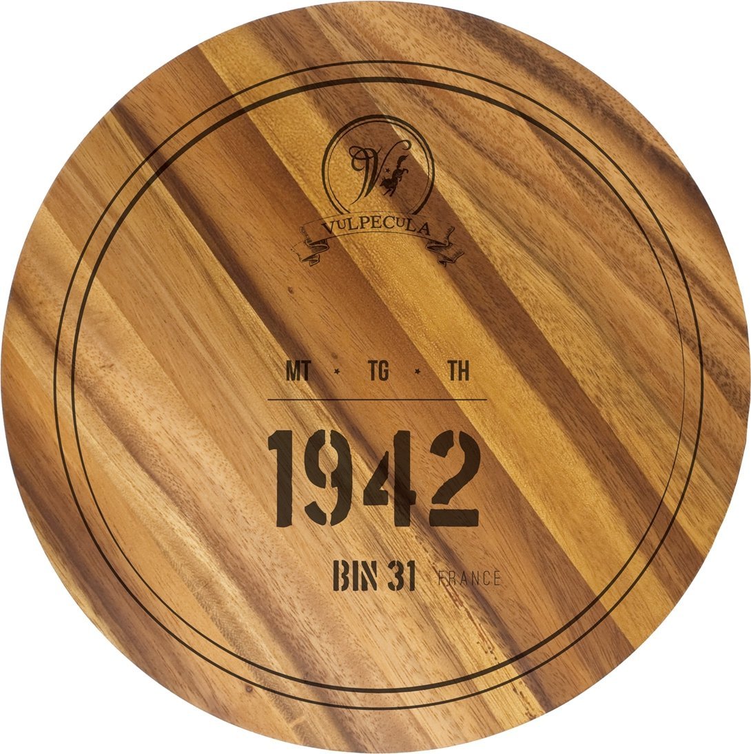 Ironwood Gourmet - 9" Wine Barrel Board 1942 - 28445E336