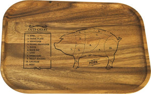 Ironwood Gourmet - Small Steak Barbeque Plate (Pig) - 28576E334