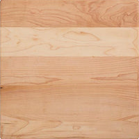 John Boos - 12" x 12" x 1.5" Maple Cutting Board with Wood Bun Feet - B12S