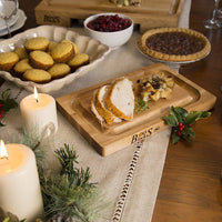 John Boos - 12" x 8" x 1" Chop-N-Slice Maple Cutting Board with Juice Groove, Pack of 6 - 209-6