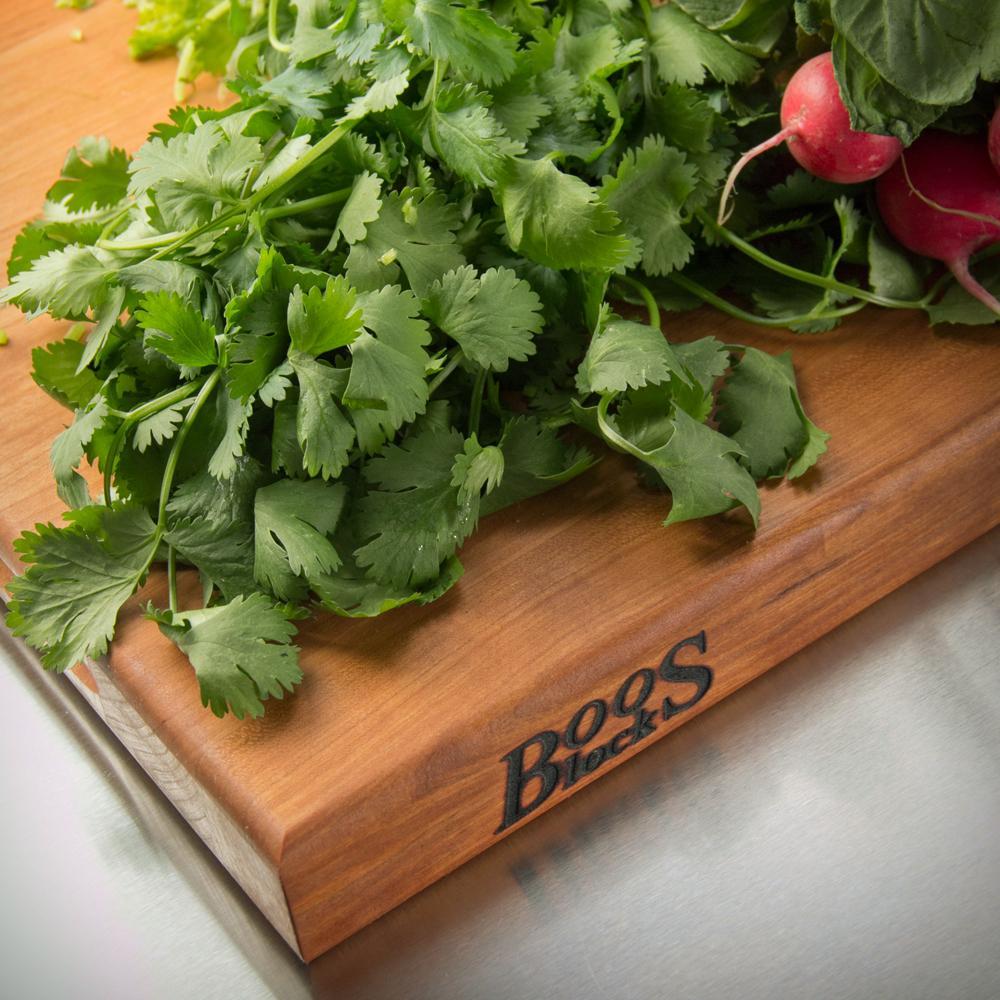 John Boos - 18" x 12" x 1.5" Reversible Cherry Cutting Board - CHY-R01
