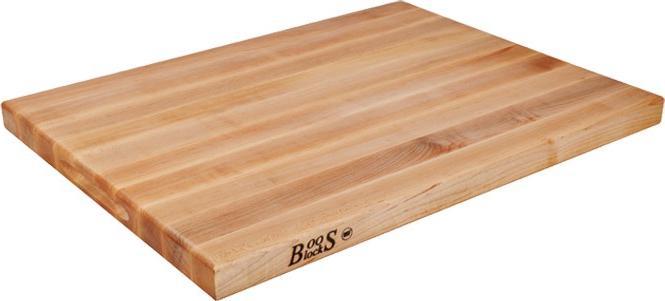John Boos - 18" x 12" x 1.5" Reversible Maple Cutting Board - R01