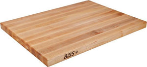 John Boos - 18" x 12" x 1.5" Reversible Maple Cutting Board - R01