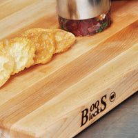John Boos - 20" x 15" x 1.5" Reversible Maple Cutting Board - R03