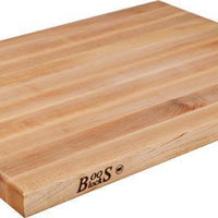 John Boos - 20" x 15" x 1.5" Reversible Maple Cutting Board - R03