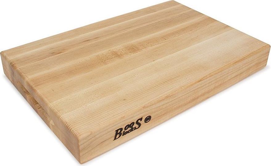 John Boos - 20" x 15" x 2.25" Reversible Maple Cutting Board - RA02
