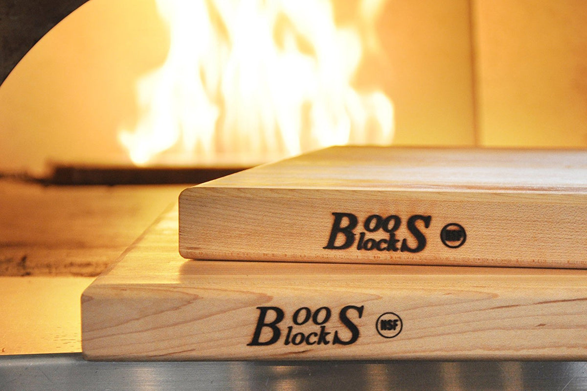 John Boos - 24" x 18" x 1.5" Reversible Maple Cutting Board - R02