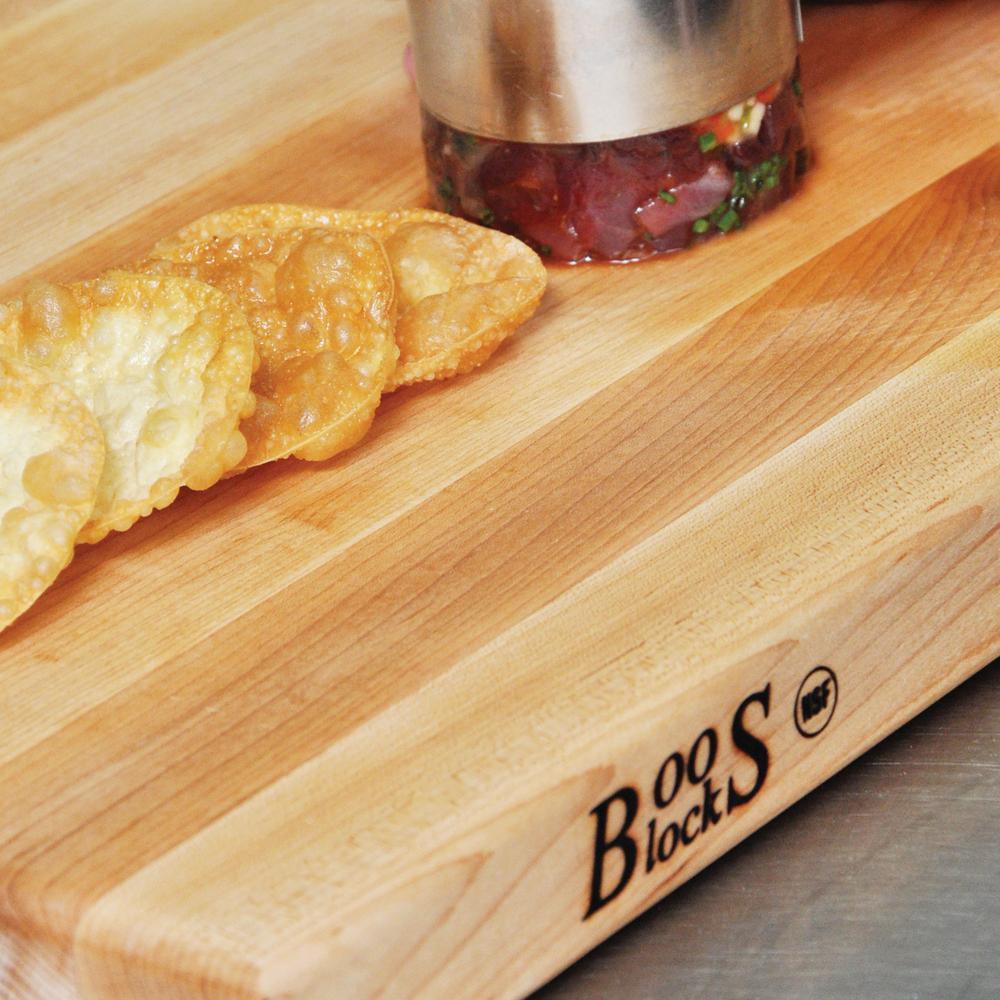 John Boos - 24" x 18" x 1.5" Reversible Maple Cutting Board - R02