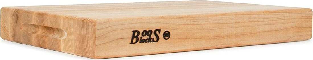 John Boos - 24" x 18" x 2.25" Reversible Maple Cutting Board - RA03