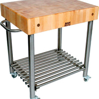 John Boos - Cucina D'Amico Cart with 5" Maple Top - CUCD15 - DISCONTINUED
