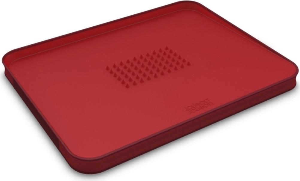 Joseph Joseph - 15" x 11" Red Cut&Carve Plus Cutting Board - 60004