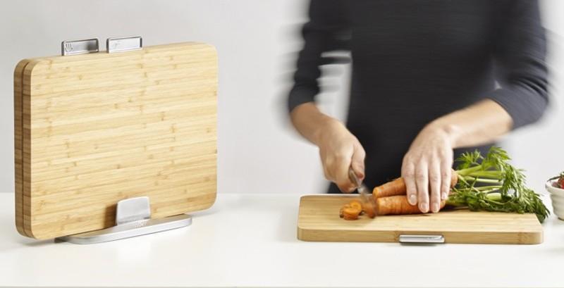 Joseph Joseph 3 Piece Index Bamboo Cutting Board Set - 60141