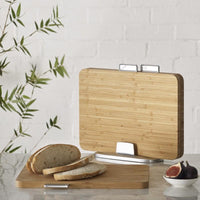 Joseph Joseph 3 Piece Index Bamboo Cutting Board Set - 60141