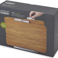 Joseph Joseph 3 Piece Index Bamboo Cutting Board Set - 60141