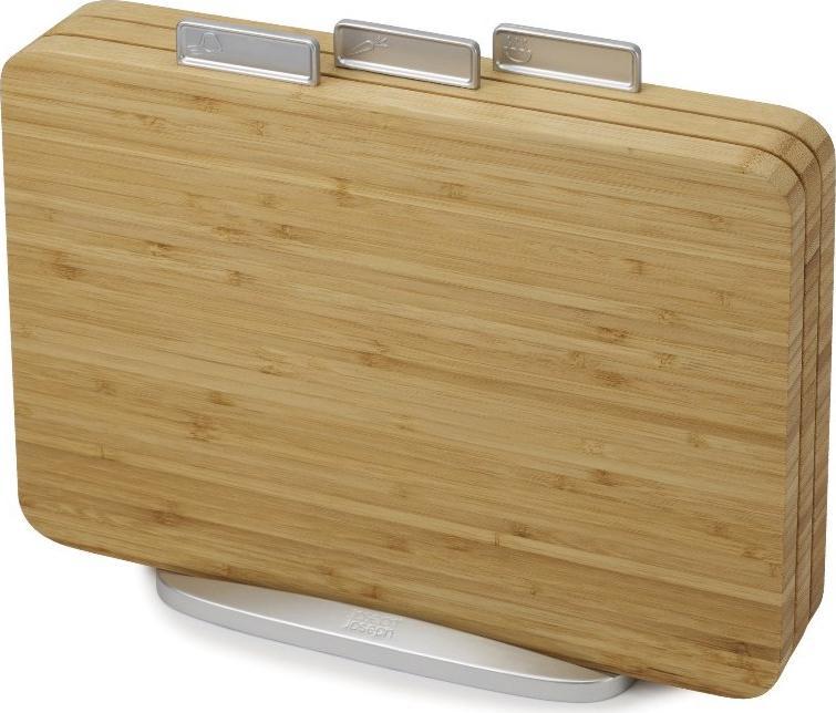 Joseph Joseph 3 Piece Index Bamboo Cutting Board Set - 60141