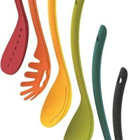 Joseph Joseph 5 Piece Nest Assorted Colours Utensil Plus Set with Stand - 10124
