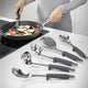 Joseph Joseph 6 Piece Elevate 100 Stainless Steel Kitchen Tool Set with Rotating Stand - 95024