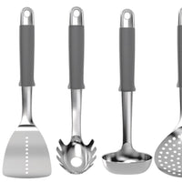 Joseph Joseph 6 Piece Elevate 100 Stainless Steel Kitchen Tool Set with Rotating Stand - 95024