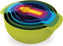 Joseph Joseph 9 Piece Nest Multi-Coloured Food Preparation Set - 40031