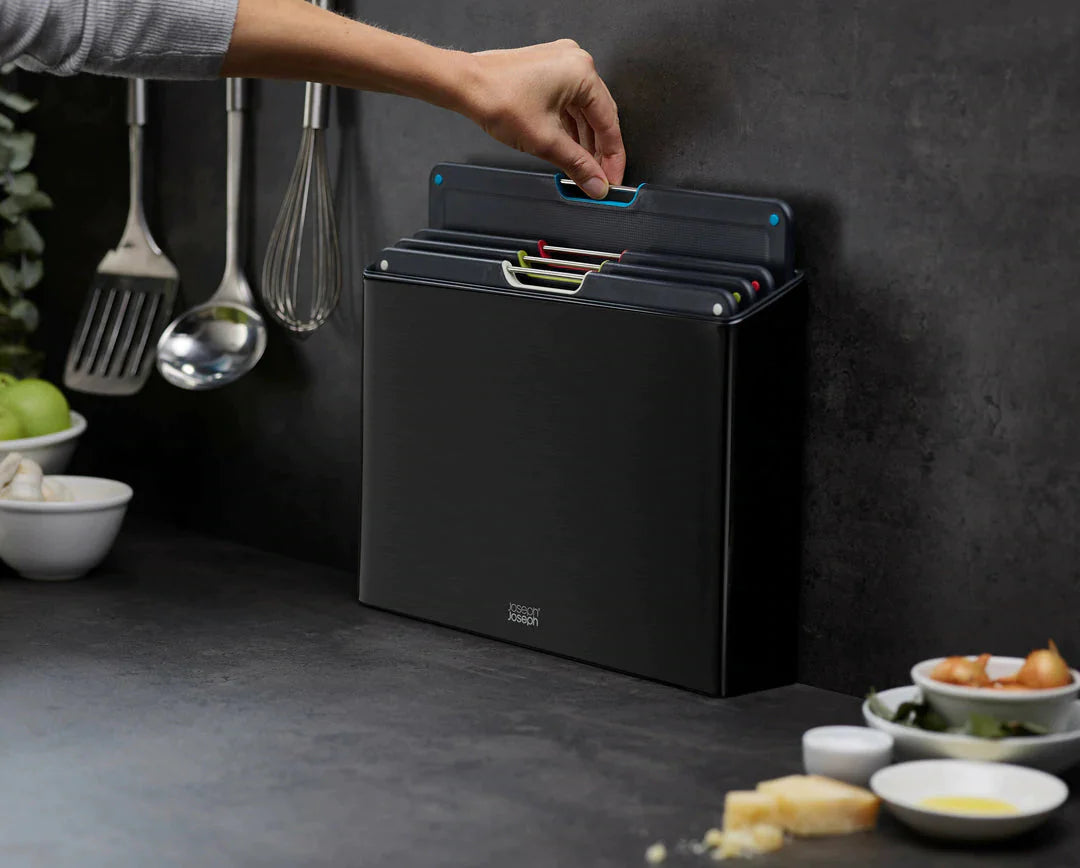 Joseph Joseph - Folio Steel Chopping Boards Black - 7060171CB