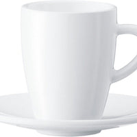 Jura - 2 PC White Espresso Cups & Saucers - 66497