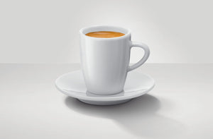 Jura - 2 PC White Espresso Cups & Saucers - 66497