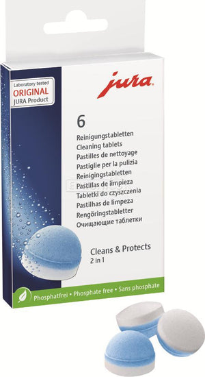 Jura - 6 Pack Jura 2-Phase Cleaning Tablets - 62715