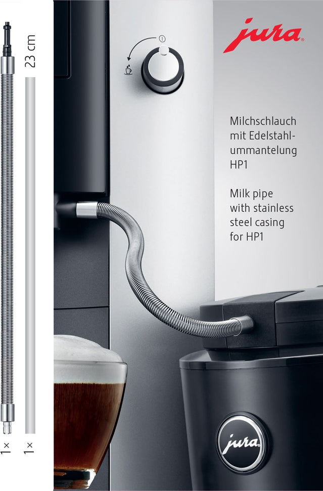 Jura - Milk Pipe with Stainless Steel Casing HP1 - 24112