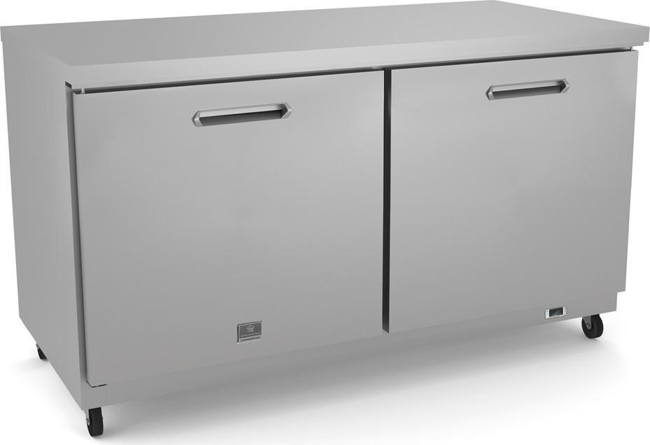 Kelvinator Commercial - 60" Under Counter Refrigerator with 2 Doors - KCHUC60R