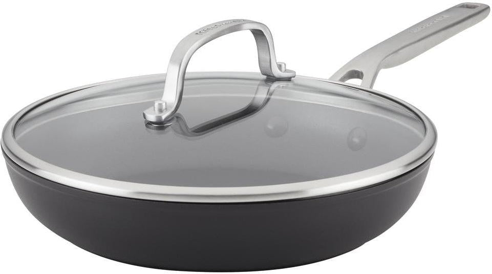 KitchenAid - 10" Hard Anodized Induction Nonstick Frying Pan with Lid 25cm - 80122-TF05