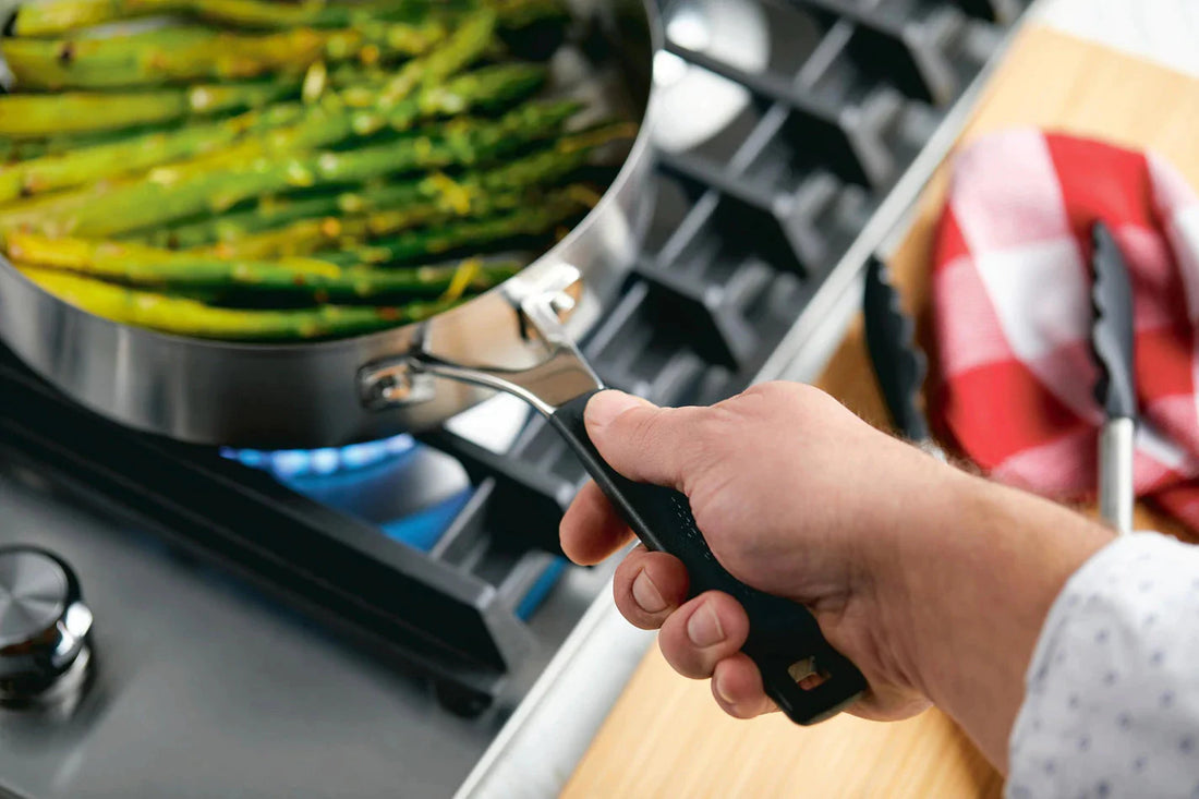 KitchenAid - 10 PC Brushed Stainless Steel Cookware Set - 71017-TF05