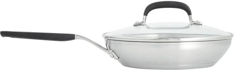 KitchenAid - 10 PC Brushed Stainless Steel Cookware Set - 71017-TF05