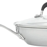 KitchenAid - 10 PC Brushed Stainless Steel Cookware Set - 71017-TF05