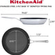 KitchenAid - 12" 3-Ply Base Brushed Stainless Steel Nonstick Frying Pan 24cm - 71010