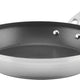 KitchenAid - 12" 3-Ply Base Brushed Stainless Steel Nonstick Frying Pan 24cm - 71010