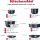 KitchenAid - 12.25" Hard Anodized Induction Nonstick Frying Pan with Lid 31cm - 80123