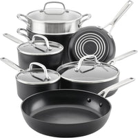 KitchenAid - 12.25" Hard Anodized Induction Nonstick Frying Pan with Lid 31cm - 80123-TF05 - DISCONTINUED