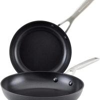 KitchenAid - 2 PC Hard Anodized Nonstick Fry Pans With Stainless Handles - 80193 - DISCONTINUED