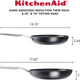 KitchenAid - 2 PC Hard Anodized Nonstick Fry Pans With Stainless Handles - 80193