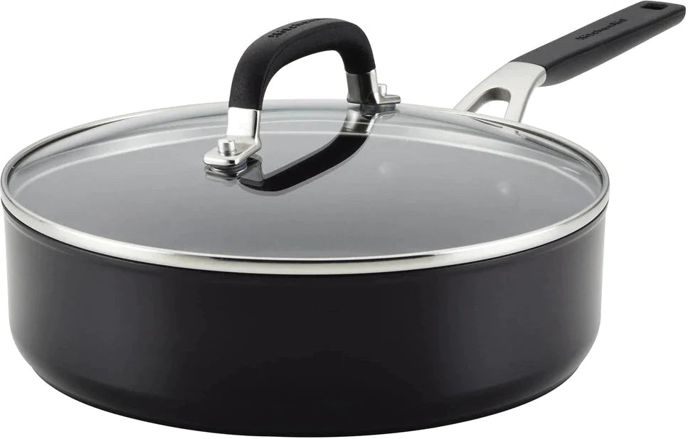 KitchenAid - 3 QT Hard Anodized Nonstick Saute Pan - 84804-TF05
