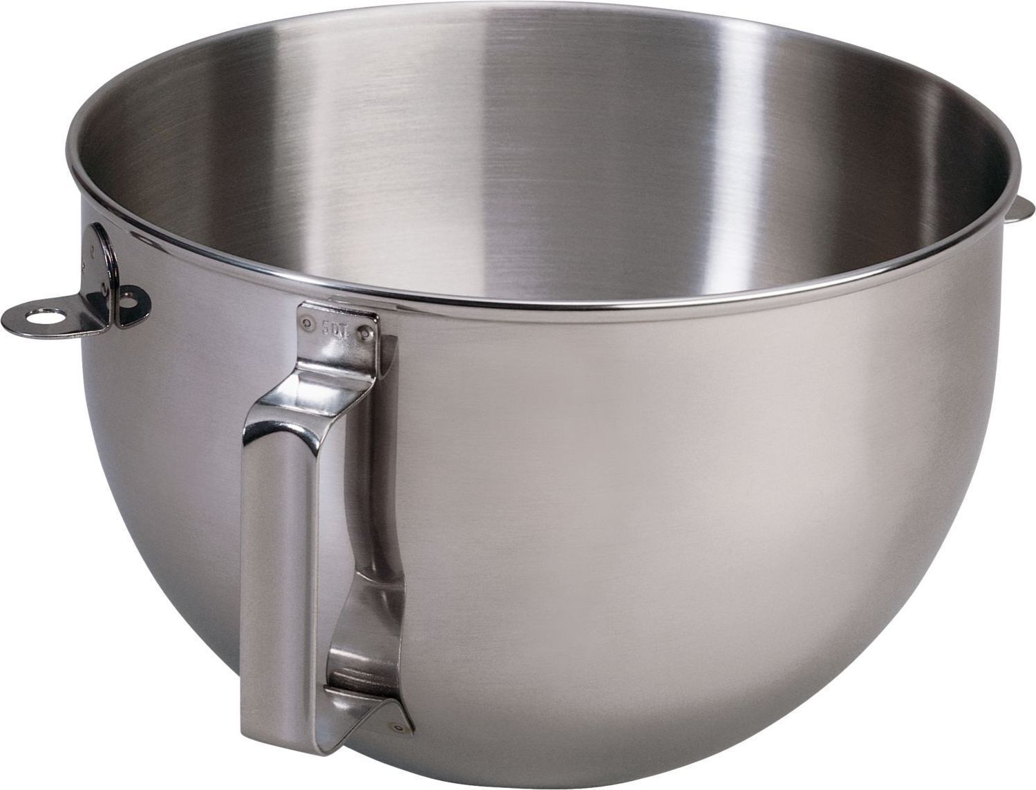 KitchenAid - 5 QT Bowl-Lift Polished Stainless Steel Bowl with Flat Handle - KN25WPBH