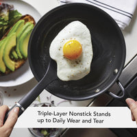 KitchenAid - 8.25" 5-Ply Clad Polished Stainless Steel Nonstick Frying Pan - 30004