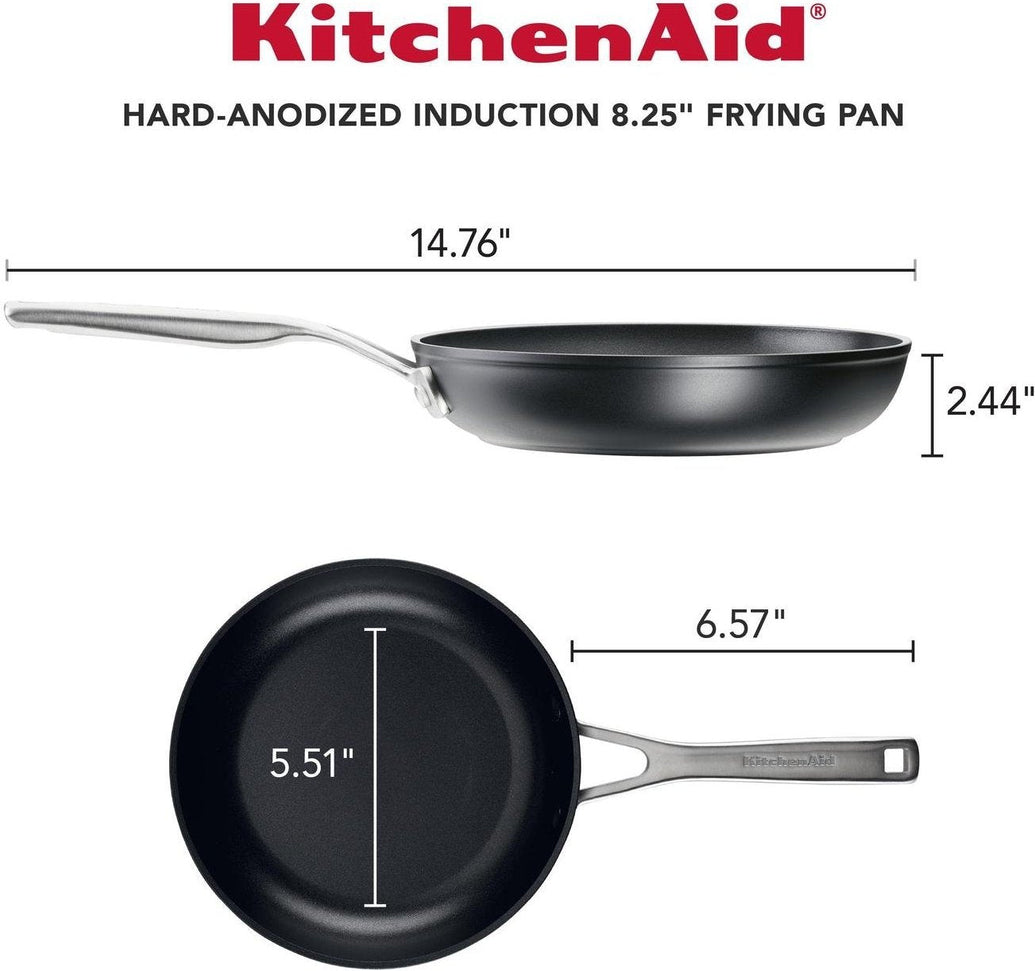 KitchenAid - 8.25" Hard Anodized Induction Nonstick Frying Pan 21cm - 80121