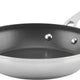 KitchenAid - 9.5" 3-Ply Base Brushed Stainless Steel Nonstick Frying Pan 24cm - 71008